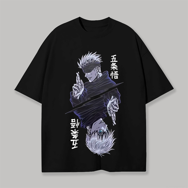 Satoru Gojo Jujutsu Kaisen Printed Unisex Oversized T-shirts
