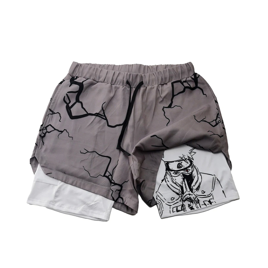 Naruto Hatake Kakashi Printed Men's Shorts
