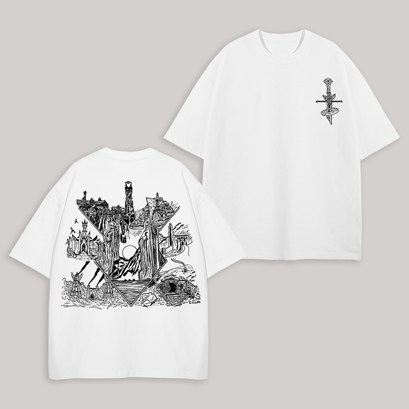 Altar of the Lost Gods Printed Unisex Oversized T-shirt