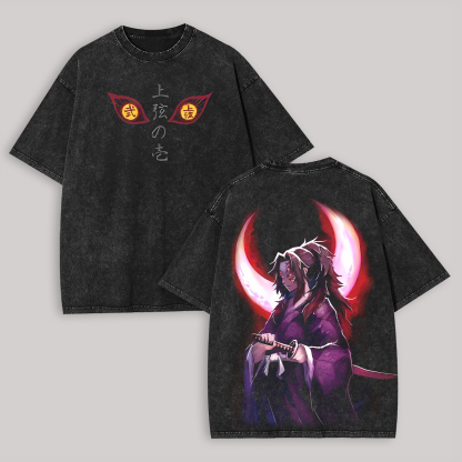 Demon Slayer Printed Unisex Washed T-Shirt