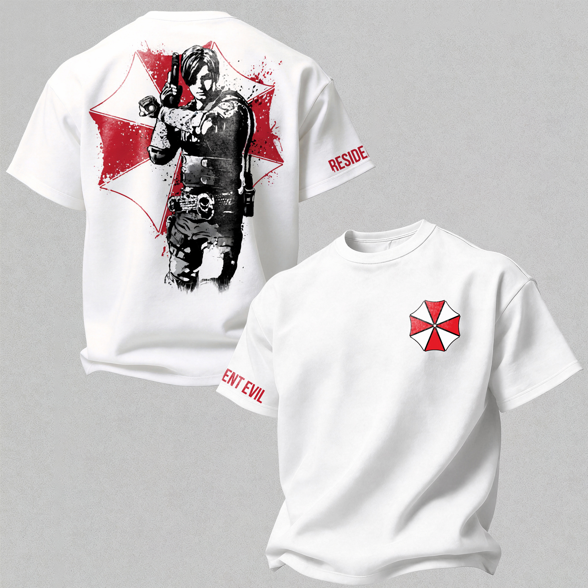 Resident Evil Umbrella Corporation Printed Oversized Unisex T-shirt