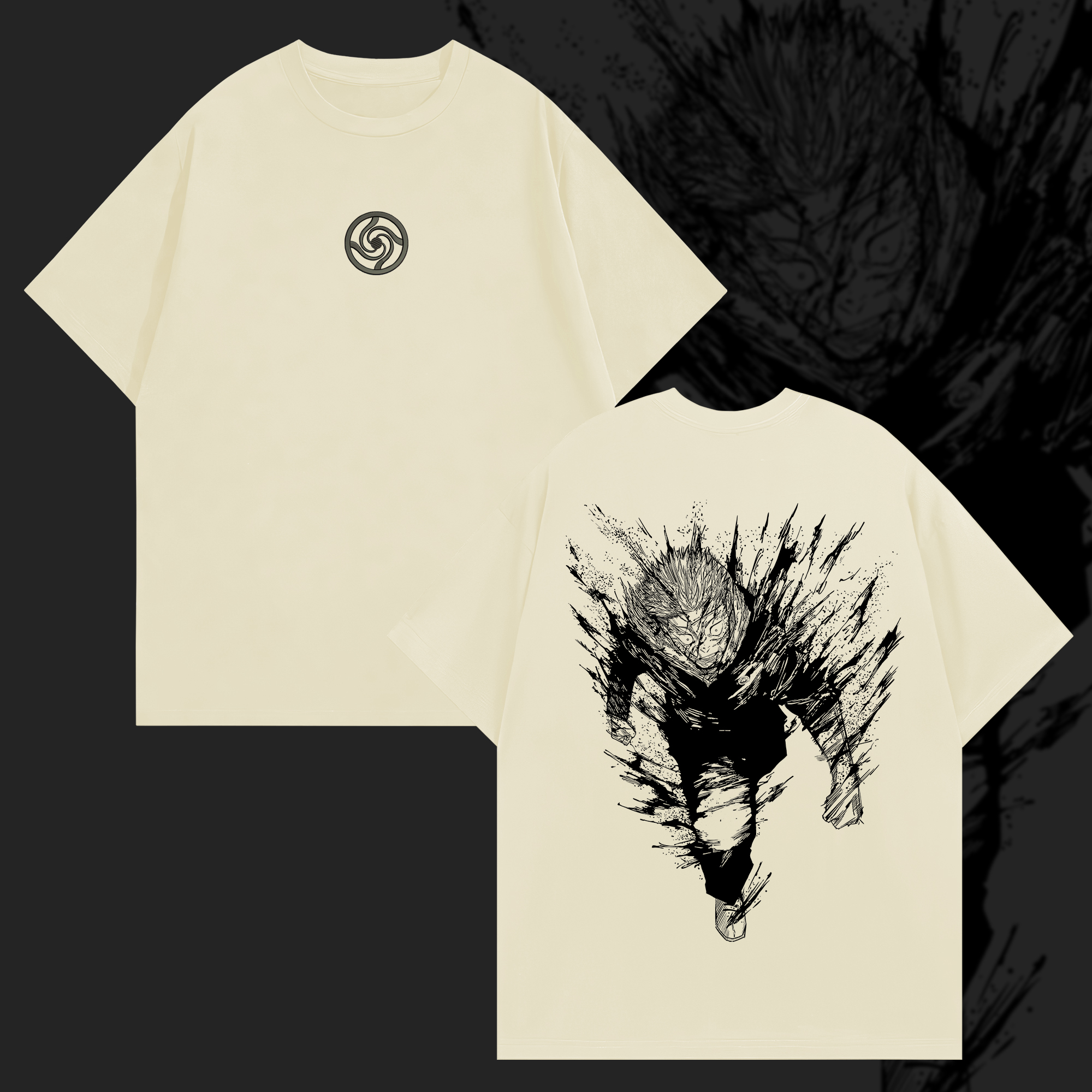 Itadori Yuji Jujutsu Kaisen Printed Oversized Unisex T-shirts