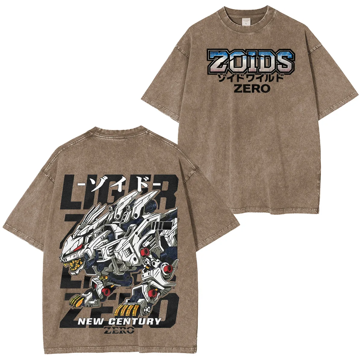 Liger Zero Zoids New Century : Zero Unisex Washed T-Shirt
