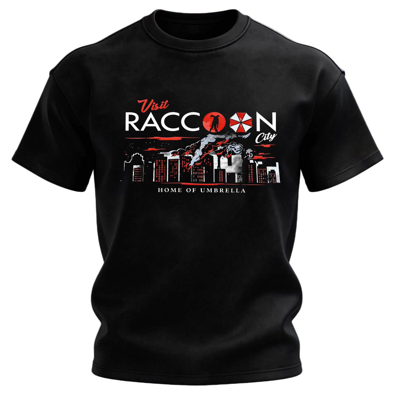 Resident Evil Umbrella Corporation Printed Unisex Oversized T-shirt