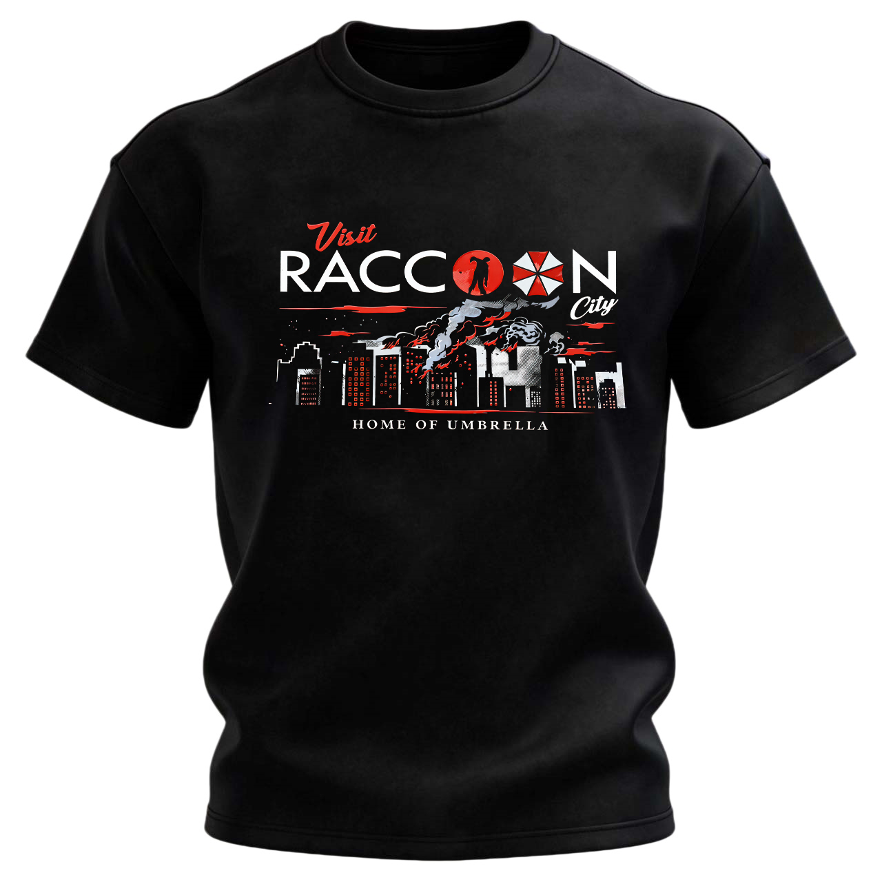 Resident Evil Umbrella Corporation Printed Unisex Oversized T-shirt