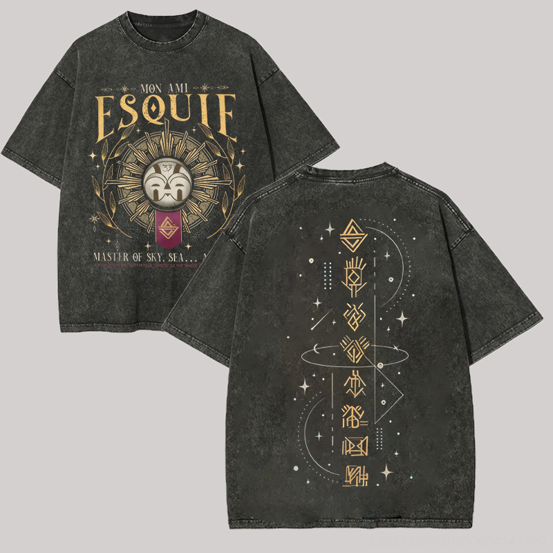 Clair Obscur: Expedition 33 Printed Unisex Washed T-Shirt