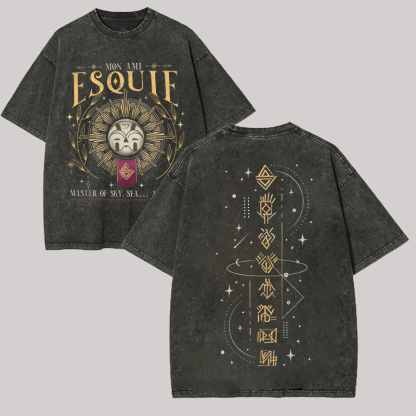 Clair Obscur: Expedition 33 Printed Unisex Washed T-Shirt