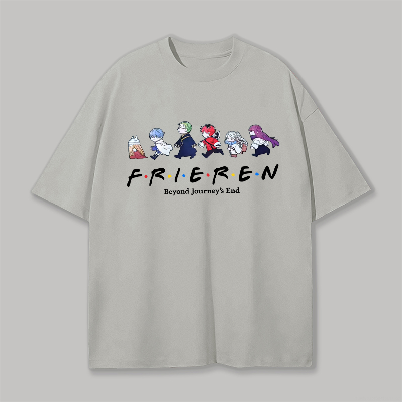 Frieren: Beyond Journey's End Printed Unisex Oversized T-shirts