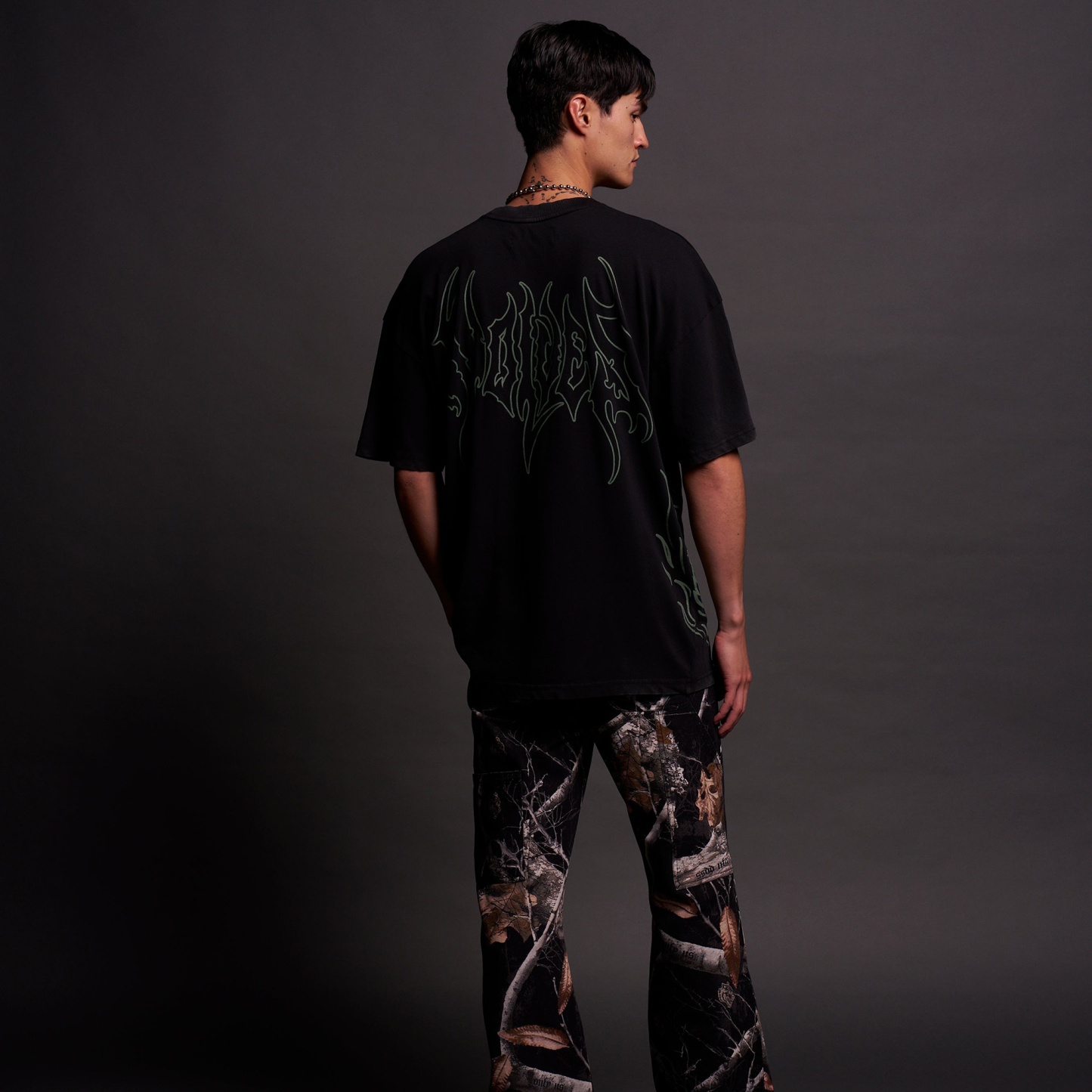 Oversize Ninja World V2 Printed Unisex T-shirt