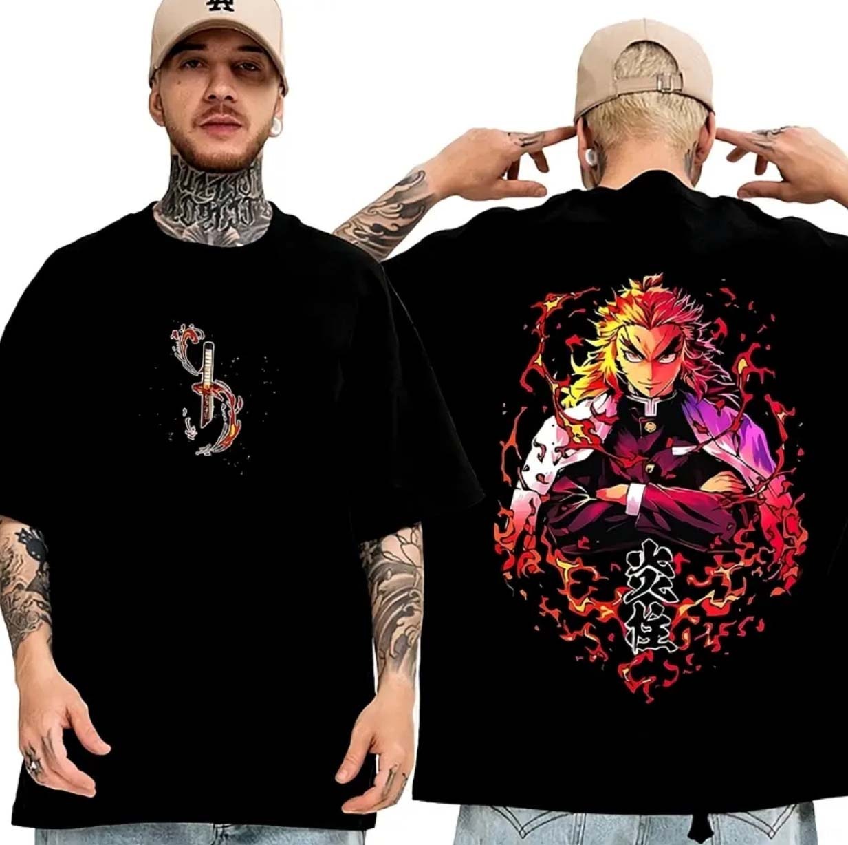 Rengoku Kyoujurou Demon Slayer Printed Unisex T-shirt