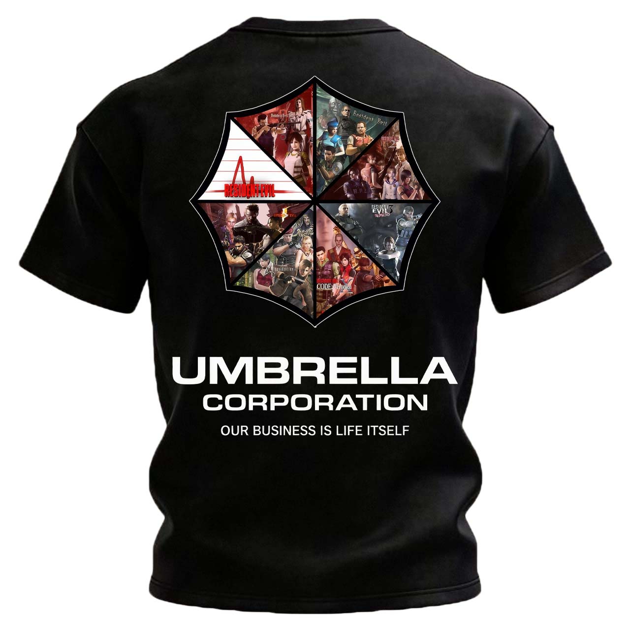Resident Evil Umbrella Corporation Printed Unisex Oversized T-shirt