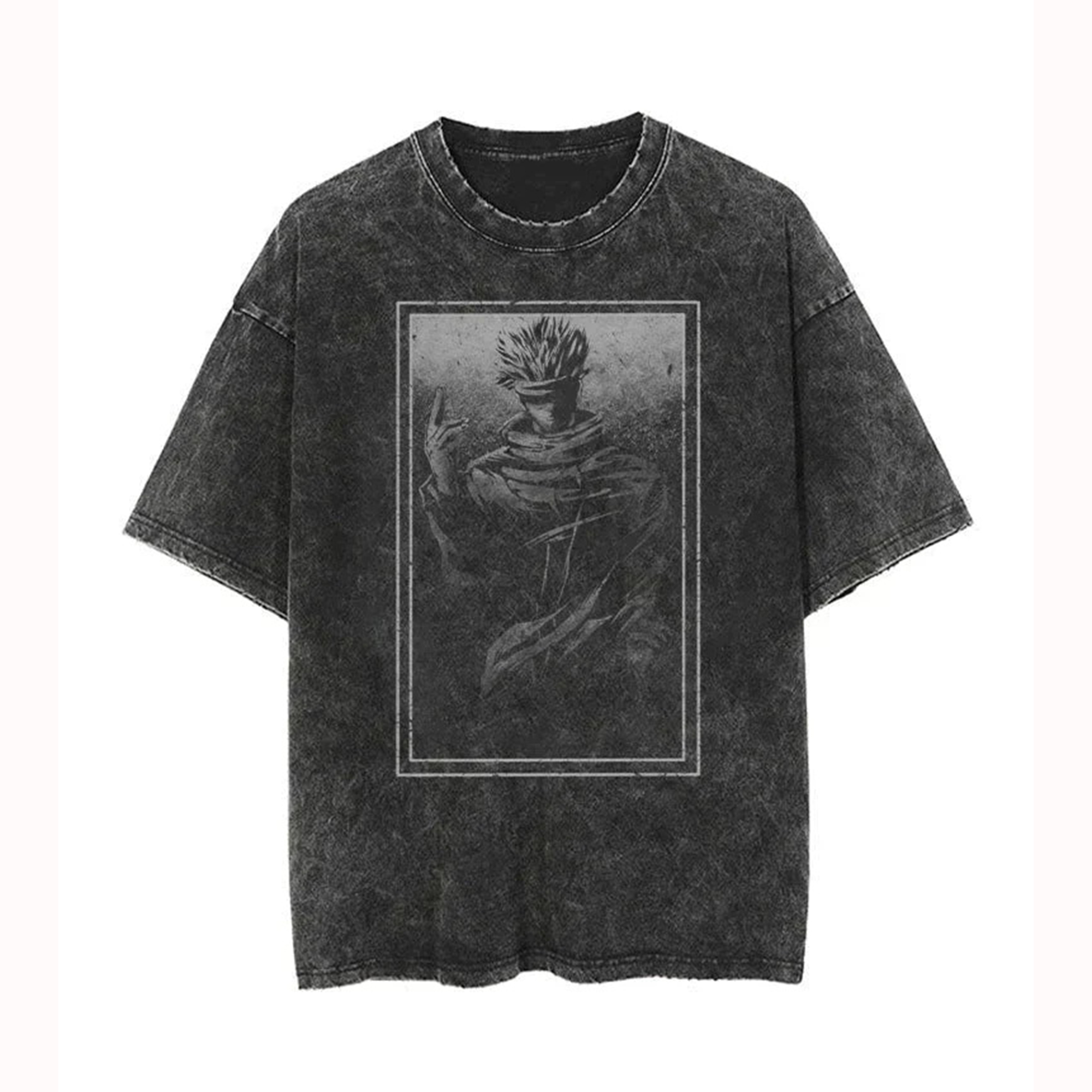Gojo Vintage Oversize Washed T-Shirt- Unisex