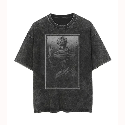 Gojo Vintage Oversize Washed T-Shirt- Unisex