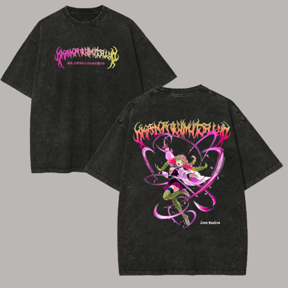 Demon Slayer Mitsuri Kanroji Printed Unisex Washed T-Shirt