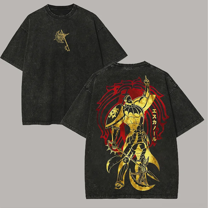 The Seven Deadly Sins Escanor Unisex Washed T-Shirt