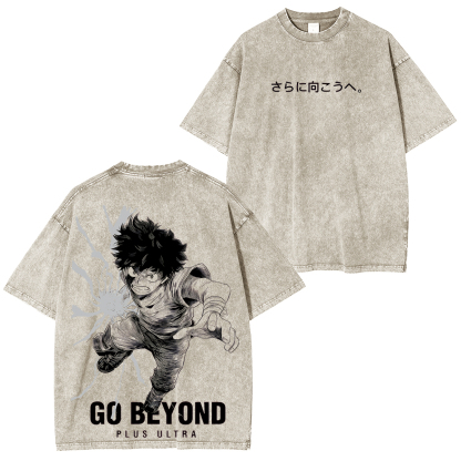 My Hero Academia Izuku Midoriya Unisex Washed T-Shirt