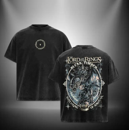 The Lord Of The Rings Unisex Washed T-Shirt