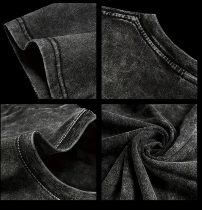 Black Clover Printed Unisex Washed T-Shirt