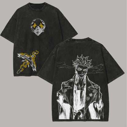 Gachiakuta Rudo Surebrec Printed Unisex Washed T-Shirt