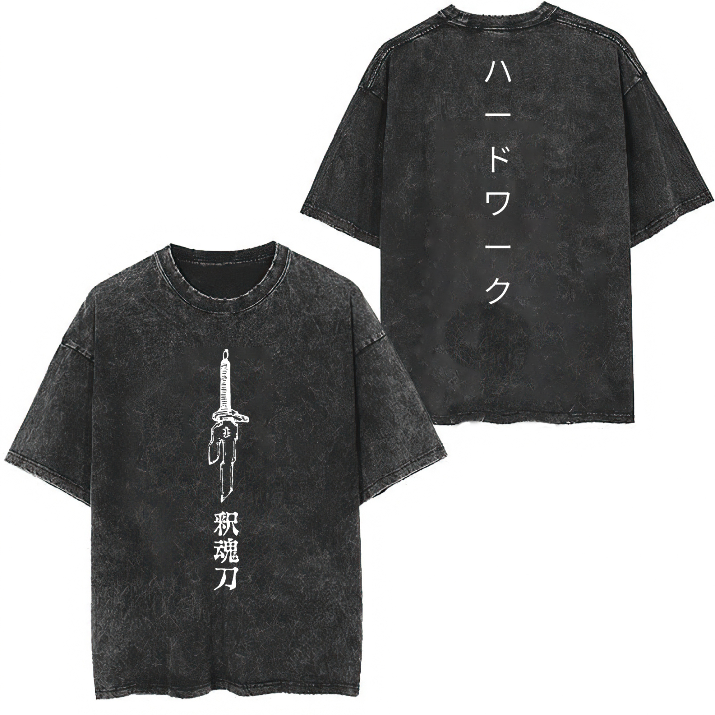 Jujutsu Kaisen Printed   Washed T-Shirt- Unisex