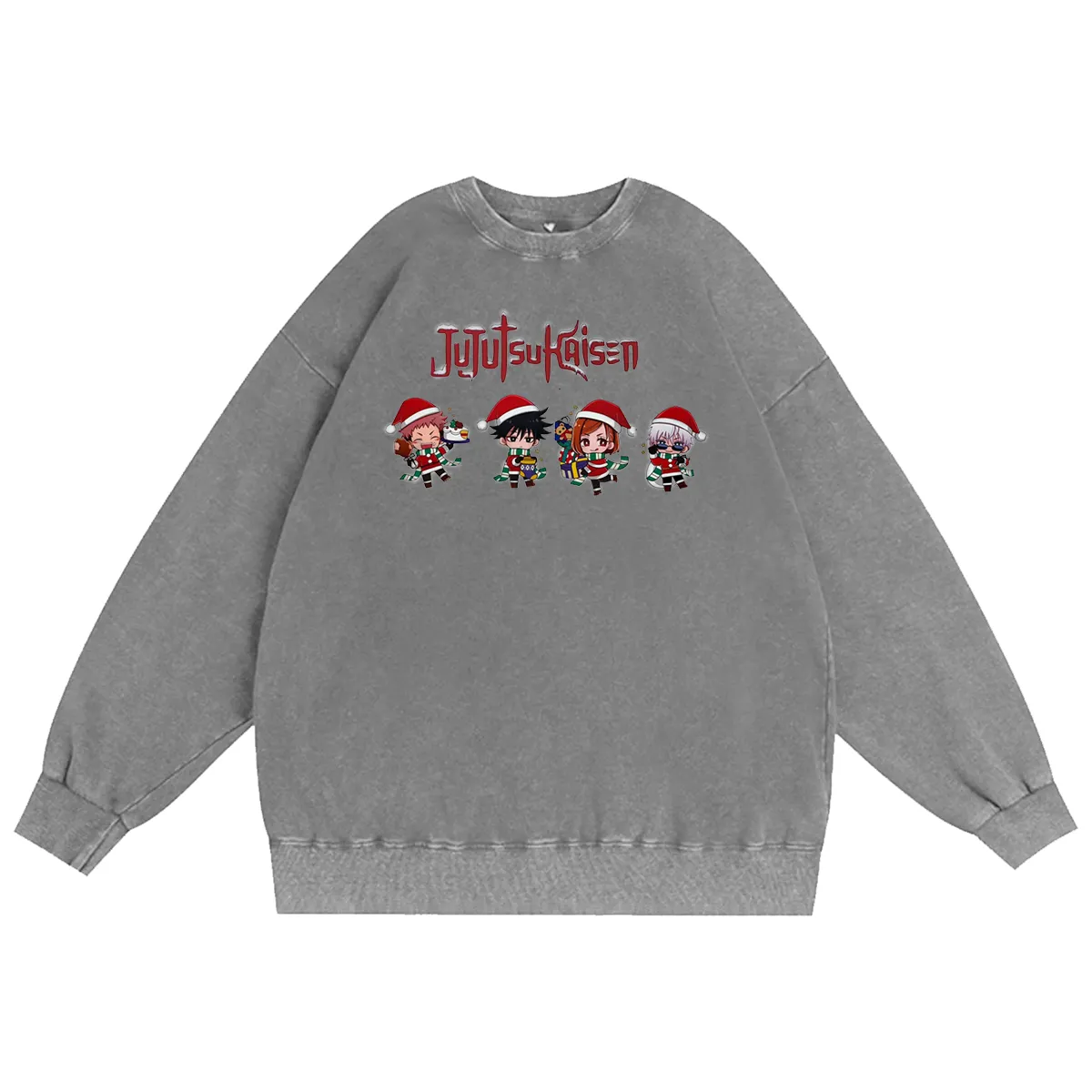 Jujutsu Kaisen Christmas Unisex Washed T-Shirt