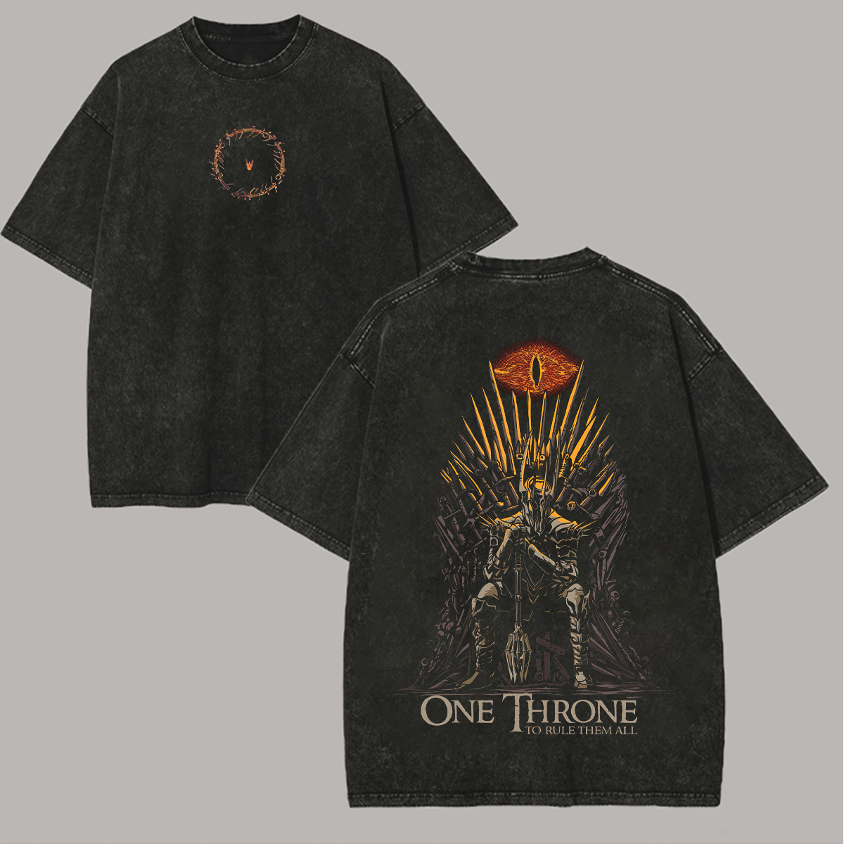 The Lord Of The Rings Unisex Washed T-Shirt