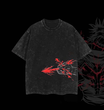 Jujutsu Kaisen Printed Unisex Washed T-Shirt