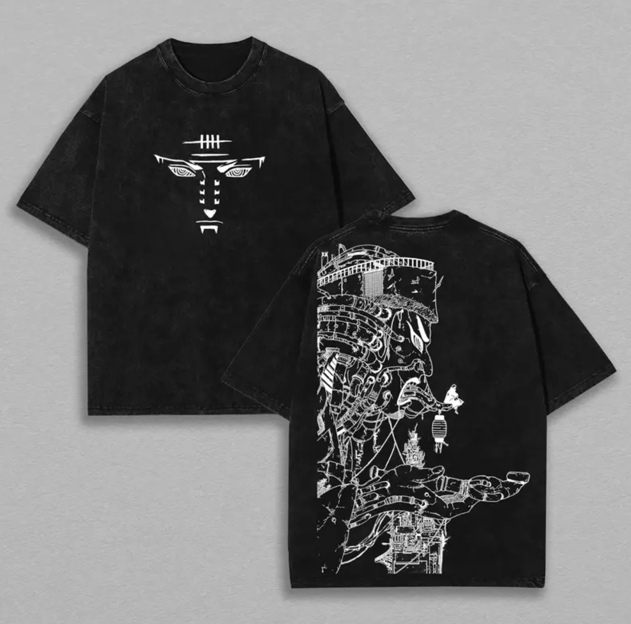 Naruto Printed Unisex Washed T-Shirt