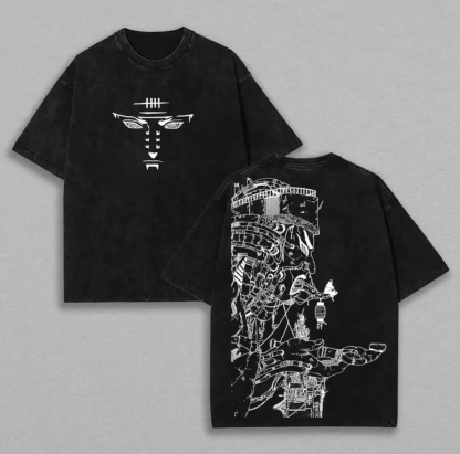 Naruto Printed Unisex Washed T-Shirt