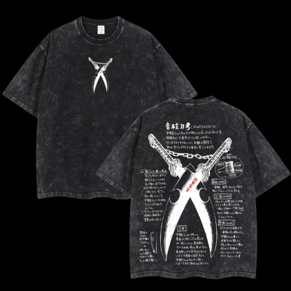 Demon Slayer Uzui Tengen Printed Unisex Washed T-Shirt