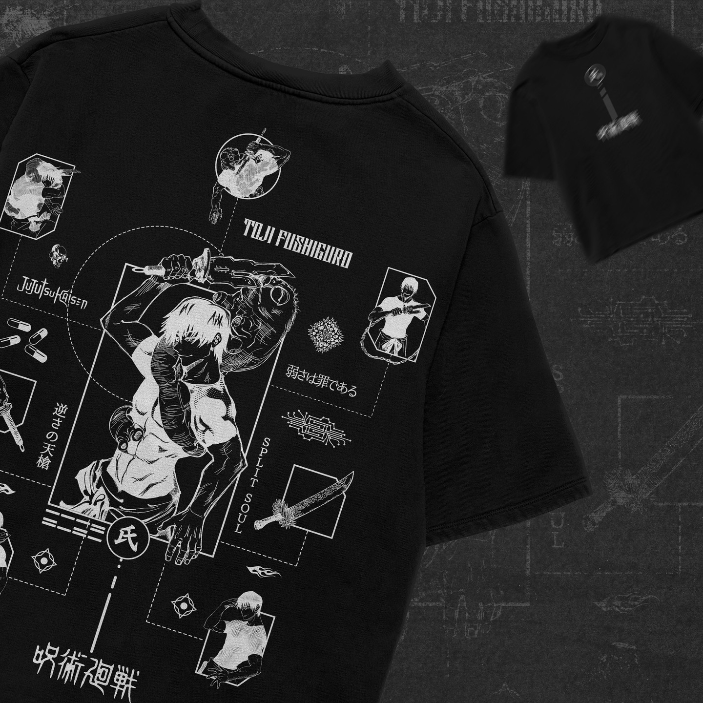 Jujutsu Kaisen Toji Fushiguro Printed Unisex T-Shirt