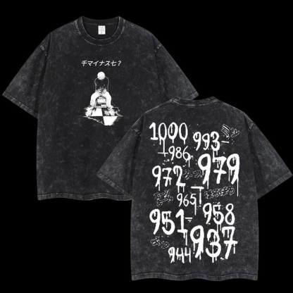 Tokyo Ghoul Oversize Washed T-Shirt- Unisex