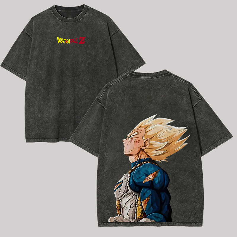 Dragon Ball Z Printed Unisex Washed T-Shirt