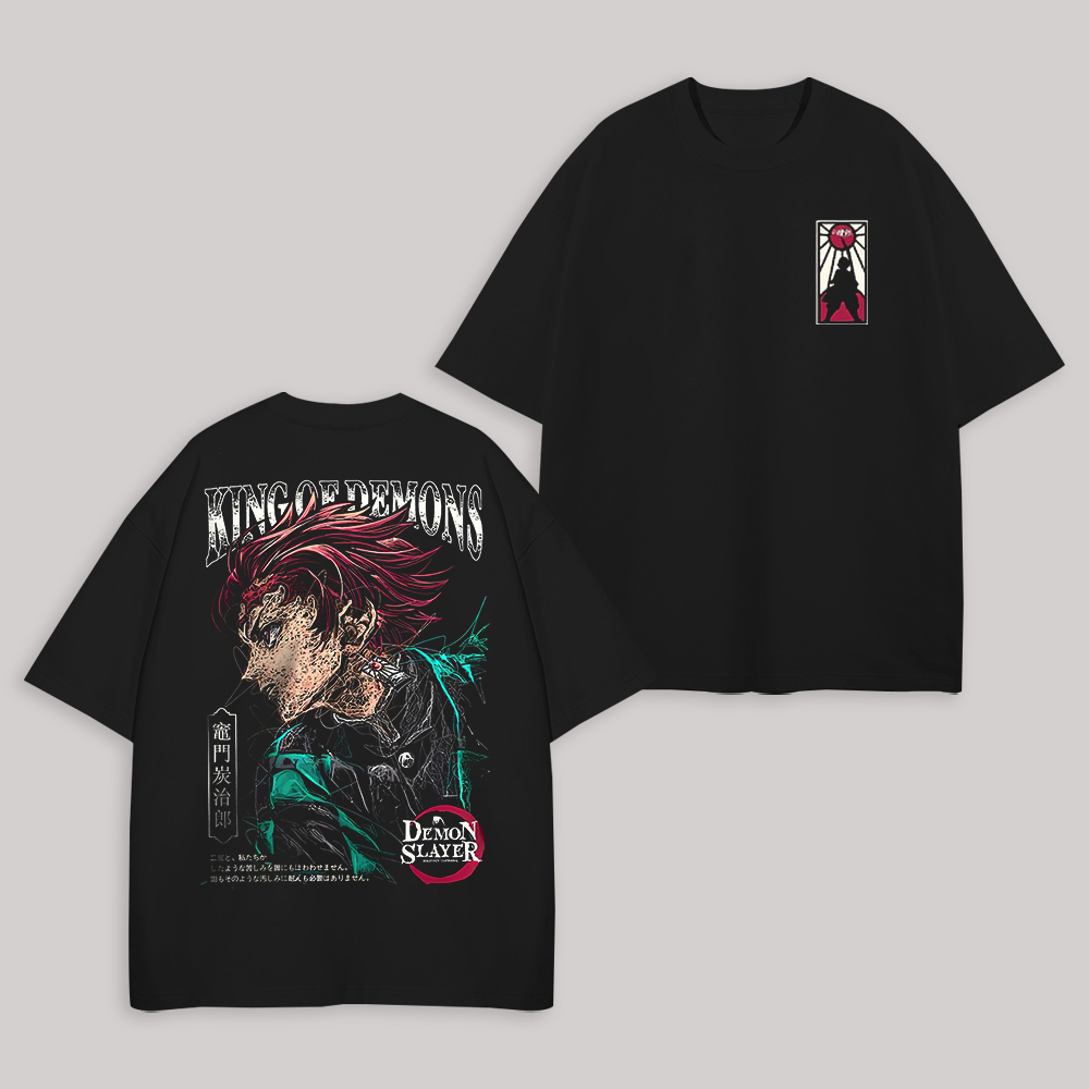 Demon Slayer Printed Unisex Oversized T-shirt