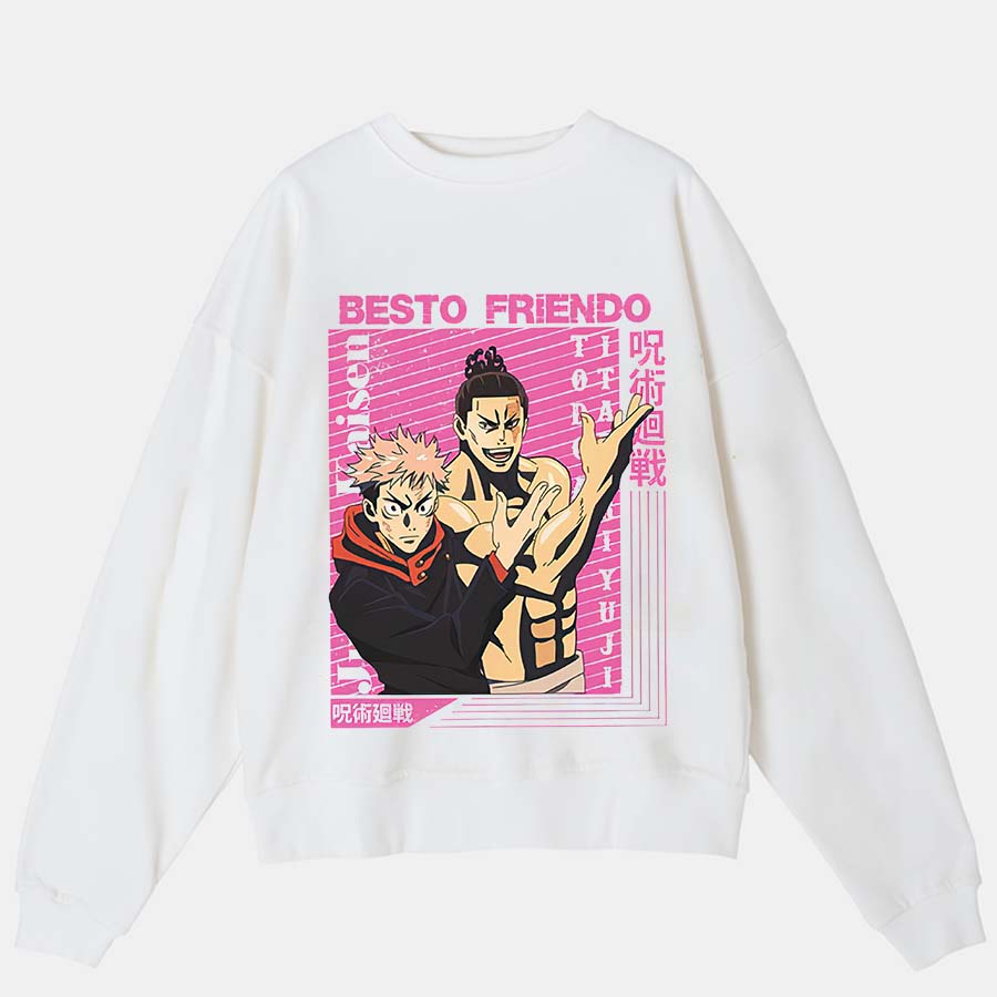 Besto Friendo Jujutsu Kaisen Printed Unisex Sweatshirt