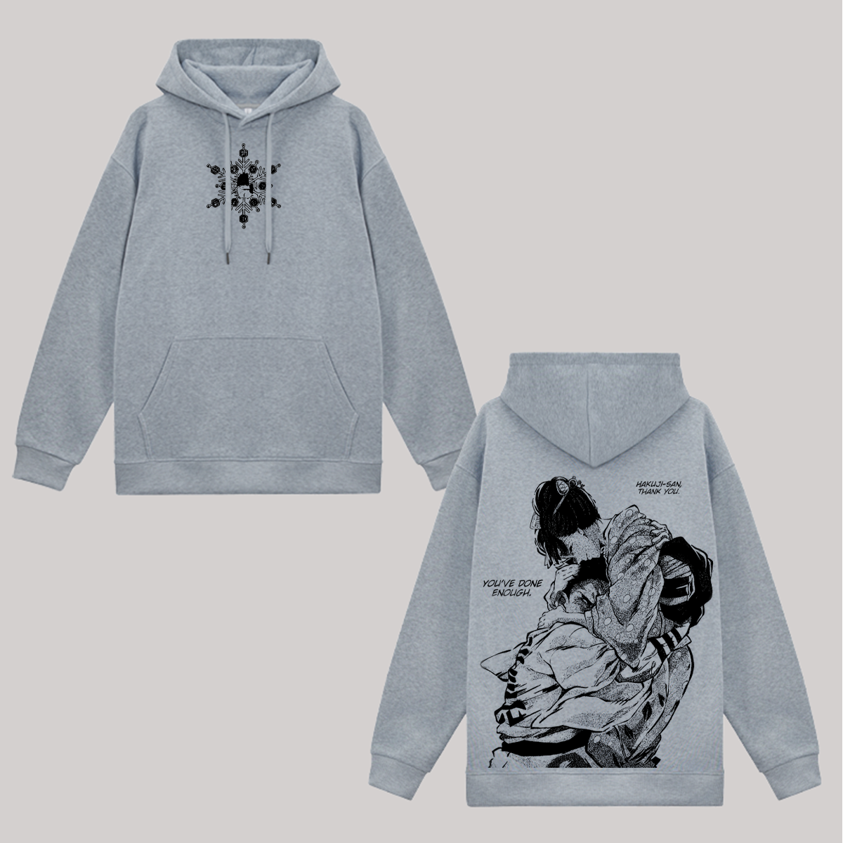 Demon Slayer Akaza And Koyuki Printed Unisex Hoodie
