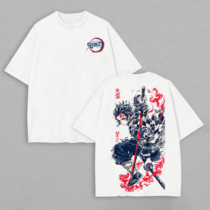 Demon Slayer Printed Unisex Oversized T-shirt