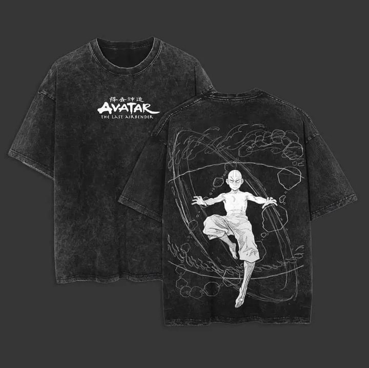 Avatar The Last Airbender Unisex Washed T-Shirt