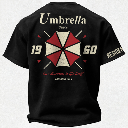 Resident Evil Umbrella Corporation Printed Oversized Unisex T-shirt