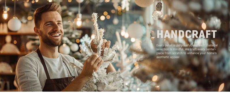 YITAHOME 4.5/6/7.5/9 FT Artificial Christmas Tree(with Light), with PVC Tips and Warm-White Lights, Ideal for Home, Office Decoration