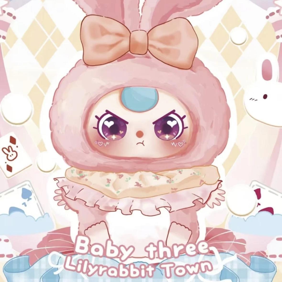 Three-year-old baby Lily Rabbit Town 2nd generation