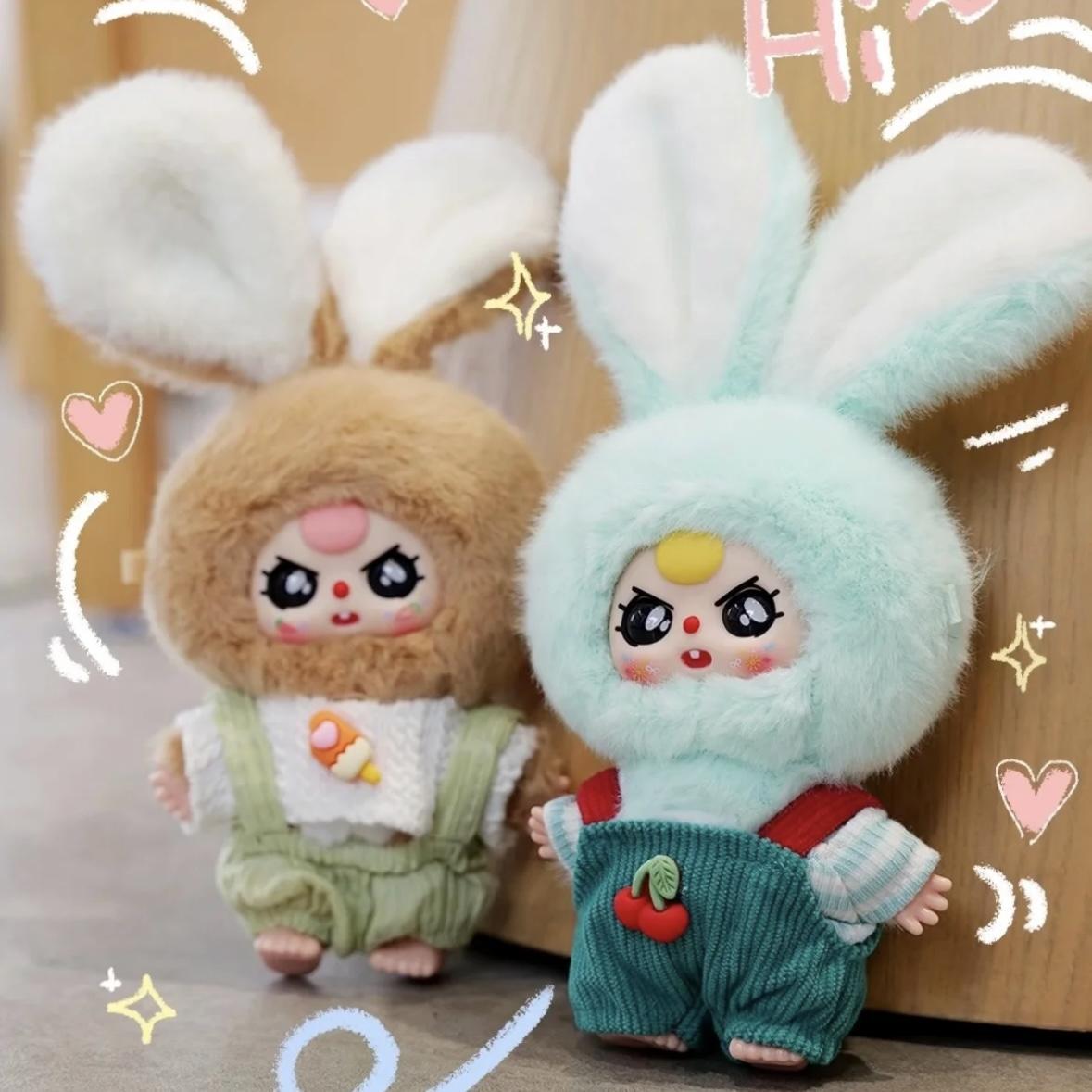 Three-year-old macaron mini bunny