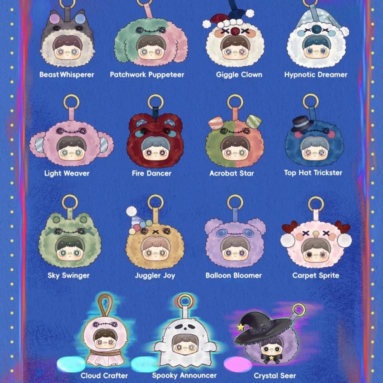 MayMei Swift-Crazy Circus Series Plush Blind Box