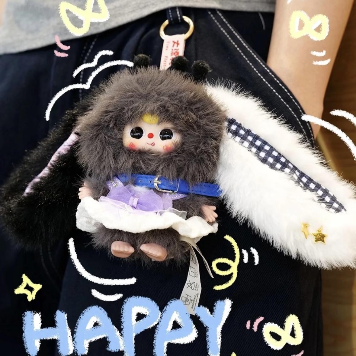 Three-year-old macaron mini bunny