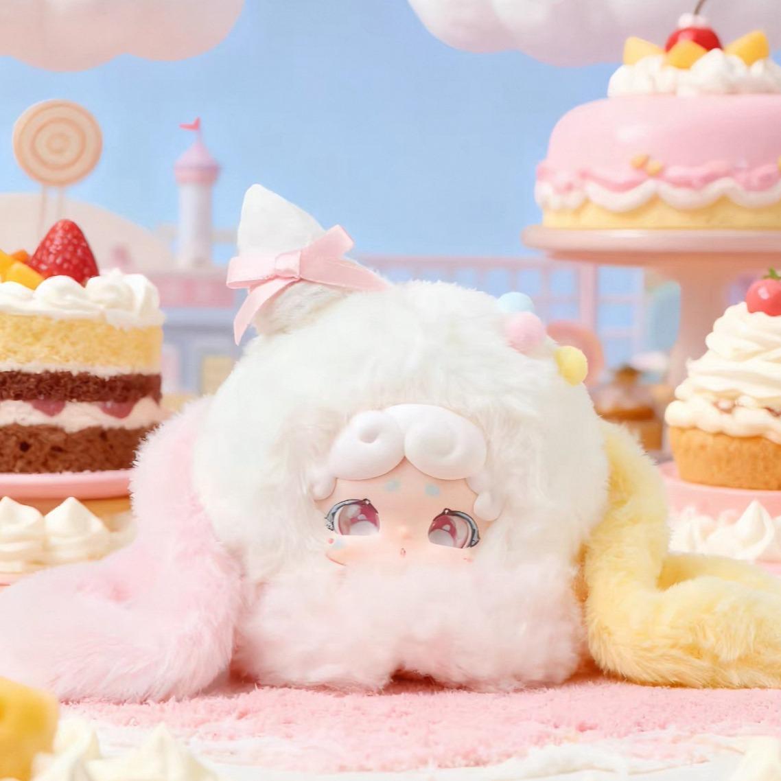 LuckyDeerNai Mini Dreamy Bunny Plush Ice Cream