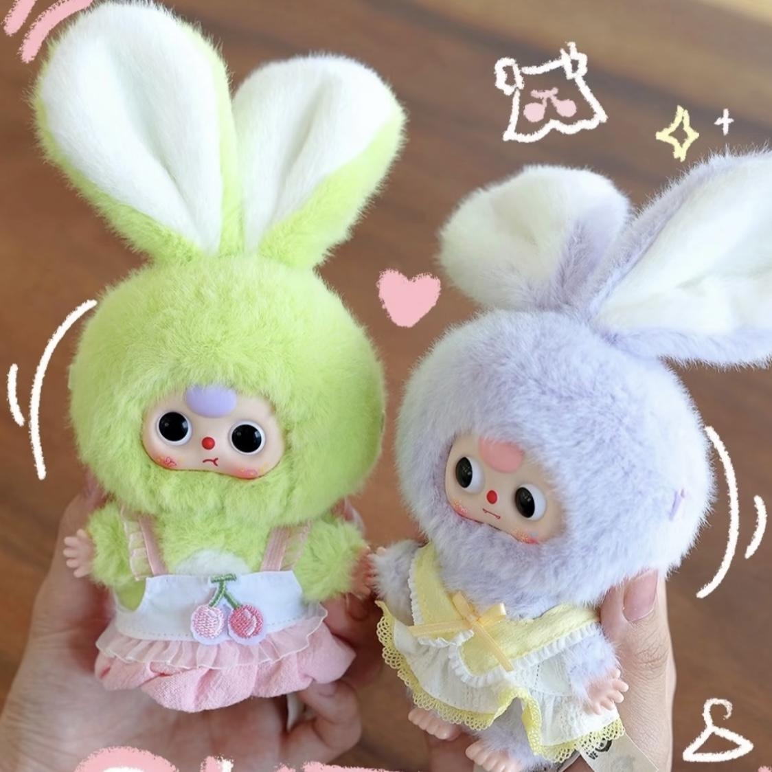 Three-year-old macaron mini bunny