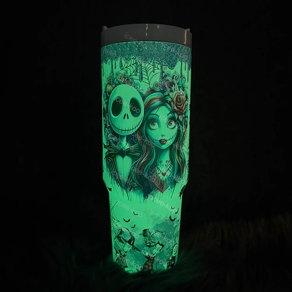 Jack and Sally In-Car Insulated  1200ml Tumbler（Free keychain for the first 100 orders )