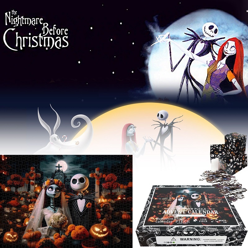 🎃Halloween Series Jack and Alice Countdown Puzzle