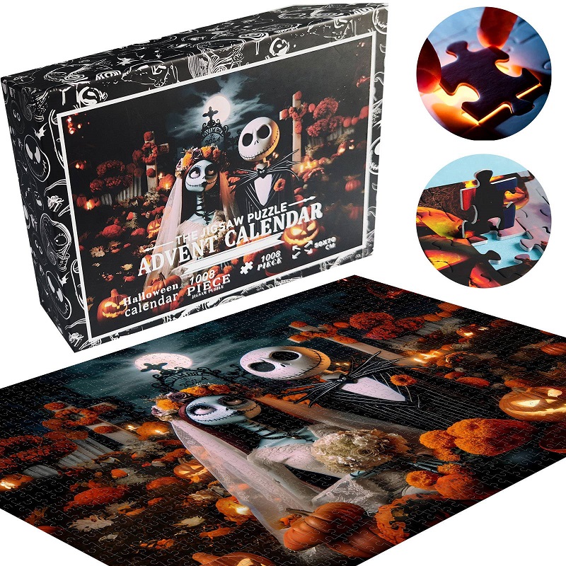 🎃Halloween Series Jack and Alice Countdown Puzzle