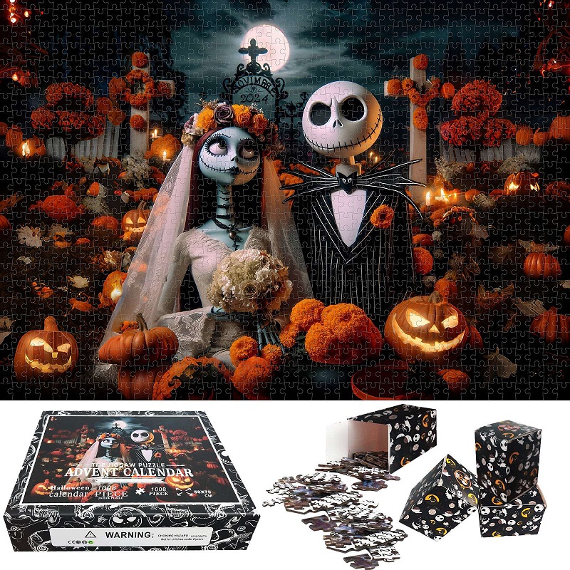 🎃Halloween Series Jack and Alice Countdown Puzzle